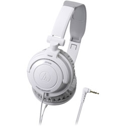 Audio Technica DJ Headphones Ath-Sj33 White