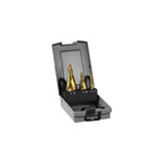 Bosch 2608587432 Step Drill HSS-TiN Triangle Shank Set 4-12/ 4-20/ 6-30mm 3-pcs