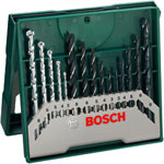 Bosch 2607019675 15 Piece Mixed Mini X-Line Drill Set