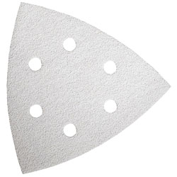 Bosch 2609256958 Delta Sandpaper Set Hook & Loop Perforated 93mm for Paint 10pk