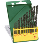 Bosch 2607019441 Twist Drill Set HSS-R DIN 338 Straight Shank 1.5 - 6.5mm 13-pcs