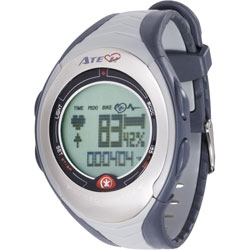 Atech Speed Master Heart Rate Monitor Watch With Chest Strap Grey-Blue