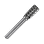 RUKO 116015 Tungsten Carbide Rotary Burr Shape A Cylinder - End Toothing Ø6mm