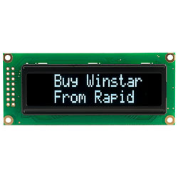 Winstar WEH001602CWPP5N00000 16x2 OLED White Character Display