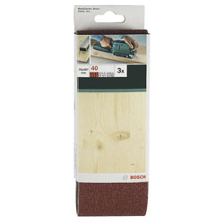 Bosch 2609256217 Sanding Belt 60 Grit 533 x 75mm 3-pieces