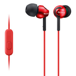 Sony MDR-EX110, In-Ear Earphones / Headset for Android, Red