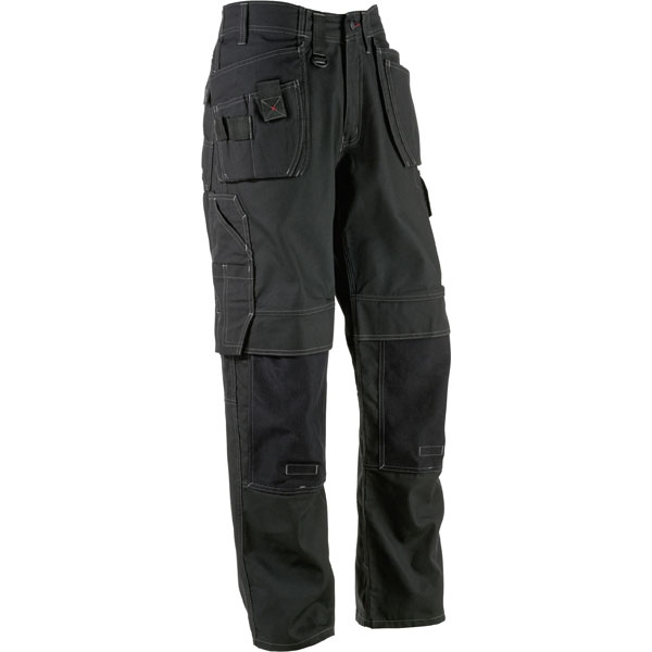 Bosch 618800229 Trousers With Knee Pockets WKT 09 Pro. Black Grey 82 C ...