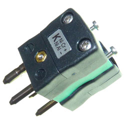 Labfacility IS-K-MD Type K IEC Standard Duplex Thermocouple Connector Plug