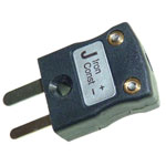 Labfacility AM-J-M Type J ANSI Miniature Thermocouple Connector In-Line Plug