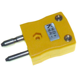 Labfacility AS-K-M Type K ANSI Standard Thermocouple Connector In-Line Plug