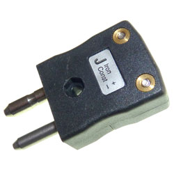 Labfacility AS-J-M Type J ANSI Standard Thermocouple Connector In-Line Plug