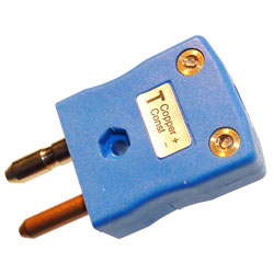 Labfacility AS-T-M Type T ANSI Standard Thermocouple Connector In-Line Plug