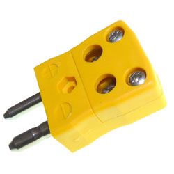 Labfacility AS-K-MQ Type K ANSI Standard Quick Wire Thermocouple Connector Plug