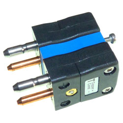 Labfacility AS-T-MD Type T ANSI Standard Duplex Thermocouple Connector Plug