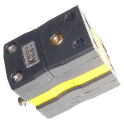 Labfacility AS-K-FD Type K ANSI Standard Duplex Thermocouple Connector Socket