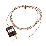 Labfacility XE-3525-001 Type T 1M PTFE Fine Wire Exposed with Miniature Plug