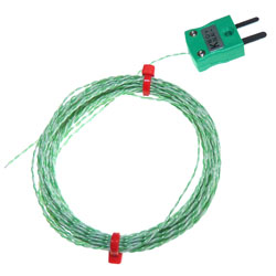 Labfacility XE-3530-001 Type K PFA Twin-Twisted Fine Wire Junction Thermocouple