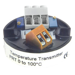 Labfacility XE-6216-001 PT100 -50° - 50°C Low Profile Temperature Transmitter