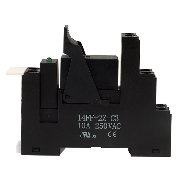 Hongfa 2RM243 DPCO 24VDC 8A Double Pole Relay Interface Module Rapid Online