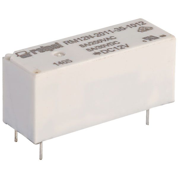 Relpol RM12N2011351012 SPDT Miniature Relay 12V 10A PCB Rapid Online