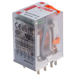 Relpol R4N-2014-23-5230-WTL Industrial 230V AC 7A 4PDT Plug-In Relay