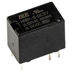 R-TECH 616253 RTD23 Microminiature Signal Relay 3VDC SPDT 1A 12.3x7.3x10.2mm