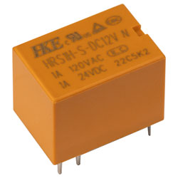 R-TECH 616257 RTD41 High Sensitivity Signal Relay 12VDC SPDT 1A 15.6x10.6x11.8mm