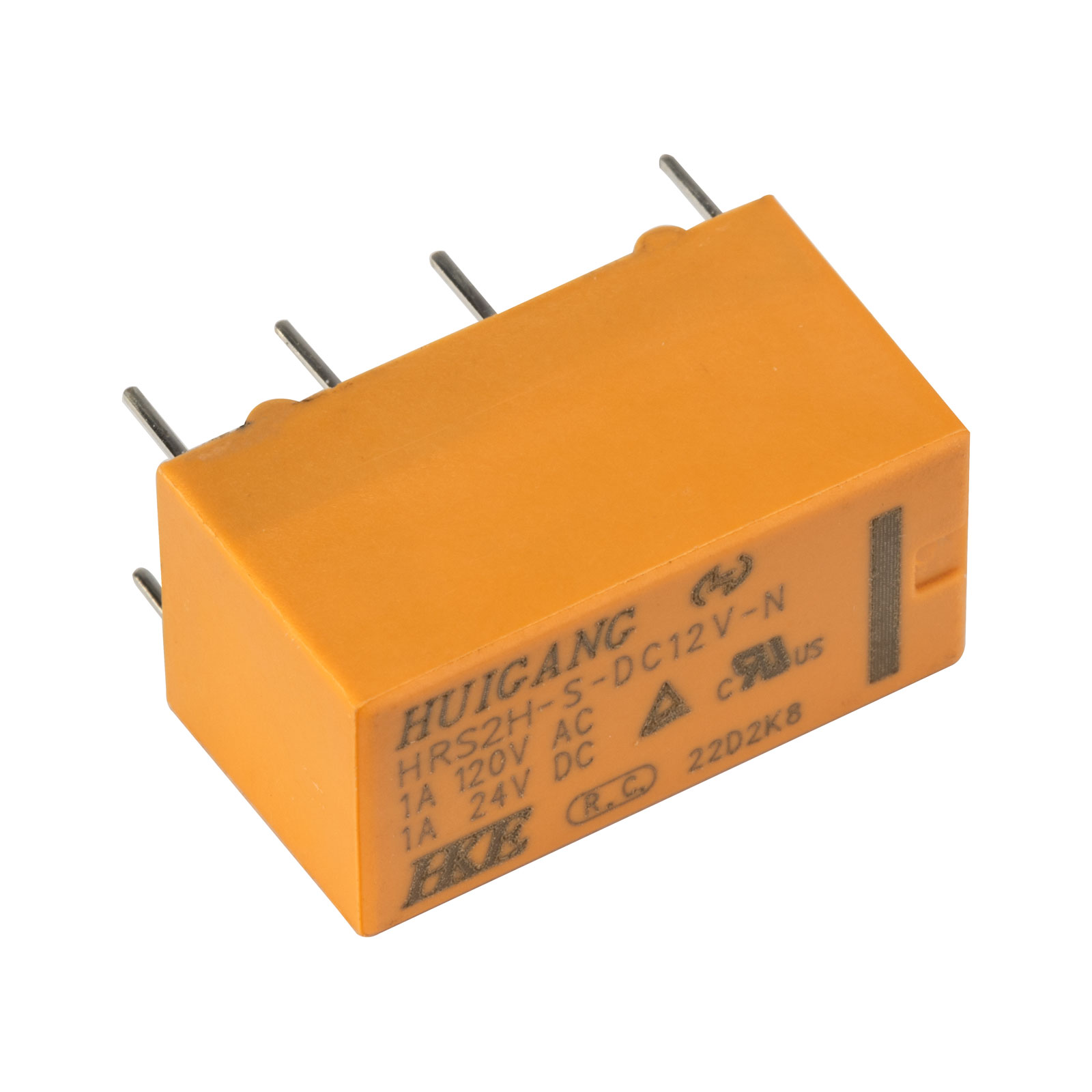 R-TECH 616289 High Sensitivity Signal Relay 12VDC DPDT 1A 20.3×9.9×11.4mm