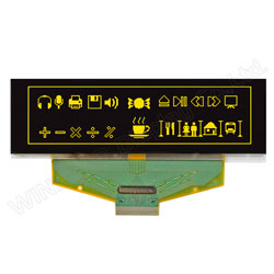 Winstar WEX025664BLPP3N00000 OLED Display 256x64 Yellow/Black 3.12