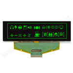 Winstar WEX025664BGAP3N00000 OLED Display 256x64 Green/Black 3.12"