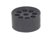 Wiska 10105557 MFD 50/03/135 shockproof with strain relief M50 Plastic Black