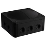 Wiska 10101460 Junction box (L x W x H) 160 x 140 x 81 mm Black IP66/IP67