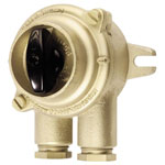 Wiska 10010533 HNA switch Rotary switch Nautical 10 A 250 V AC Brass