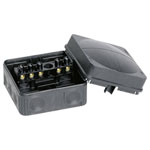 Wiska 10061998 Junction box (L x W x H) 76 x 76 x 51 mm Black IP66