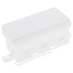 Wiska 10109581 Junction box (L x W x H) 86 x 44 x 41 mm Black IP55