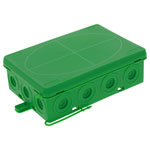 Wiska 10109602 Junction box (L x W x H) 125 x 86 x 41 mm Green IP55
