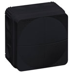 Wiska 10061999 Junction box (L x W x H) 76 x 76 x 51 mm Black IP66