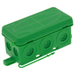 Wiska 10109584 Junction box (L x W x H) 86 x 44 x 41 mm Green IP55