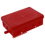 Wiska 10109600 Junction box (L x W x H) 125 x 86 x 41 mm Red IP55