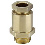 Wiska 10016850 Cable gland shockproof with seal M36 Brass Ecru