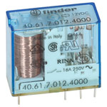 Finder 40.61.7.012.4000  12V 16A SPDT Power PCB Relay