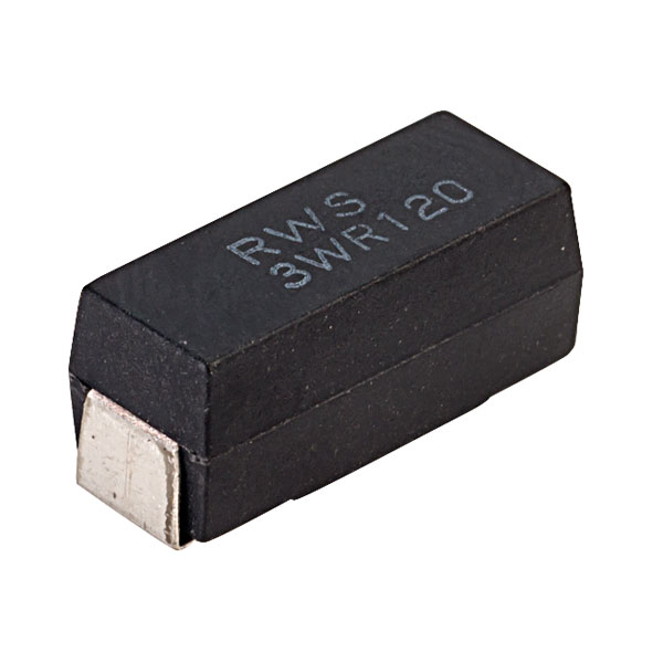 Resistor R12 Arcol RWS3 R12 F B 0R12 1% 3W SMD Wirewound Resistor | Rapid Electronics