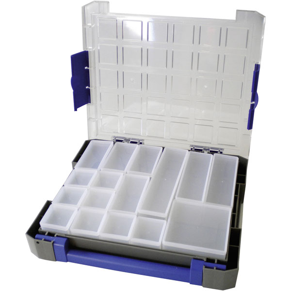 VISO W 285-16 Organiser Box - 16 Removable Compartments 370 x 320 x ...