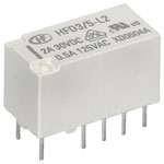 Hongfa HFD3/005-L2 PCB Mount Relay 5V DC DPDT 2 Coils Latching