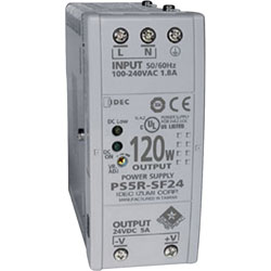 Idec PS5R-SF24 Slim Line DIN Rail Power Supply 24VDC 5A 120W 1-Phase