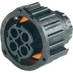TE 1-968968-1 Socket Housing With Secondary Locking 2.5mm 4P