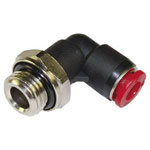 Norgren Pneufit C C02471018 90° Swivel Elbow Adaptor 10mm Hose O/D G1/8 Thread