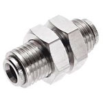 Norgren 100290800 Straight Bulkhead Hose Coupling 8mm Hose O/D M16 x 1.5mm