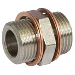 Norgren 160203838 Metric/ISO G Nipple Adaptor G3/8 to G3/8 Threads 11mm Bore