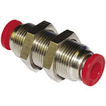 Norgren Pneufit C C00290400 Straight Bulkhead Union 4mm Hose O/D M12 x 1 Thread
